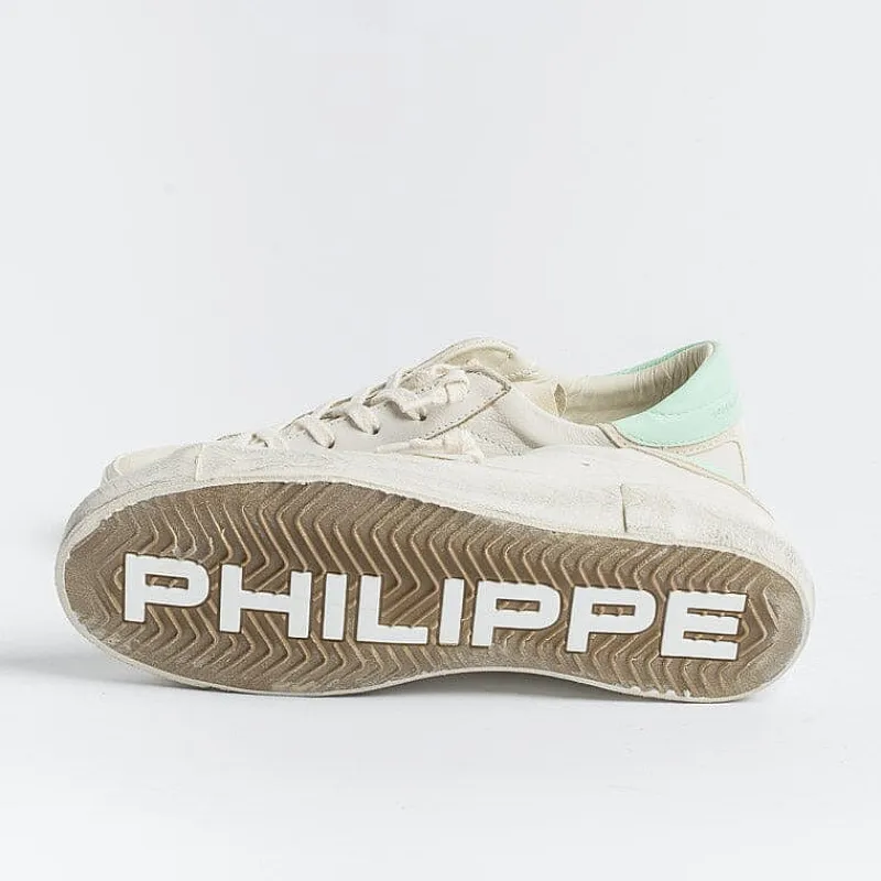 Philippe Model Paris Philippe Model -Sneakers Prld Wx16 - Parisx - Bianco Sabbia<Collezione Scarpe Donna Sneakers