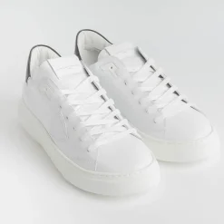 Philippe Model Paris Philippe Model -Sneakers Temple - Btlu V007 - Bianco Nero<Collezione Scarpe Uomo Sneakers
