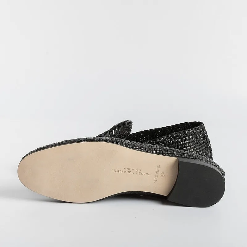 POESIE VENEZIANE - Ballerina Jja 11Q - Nero<Collezione Scarpe Donna Ballerine