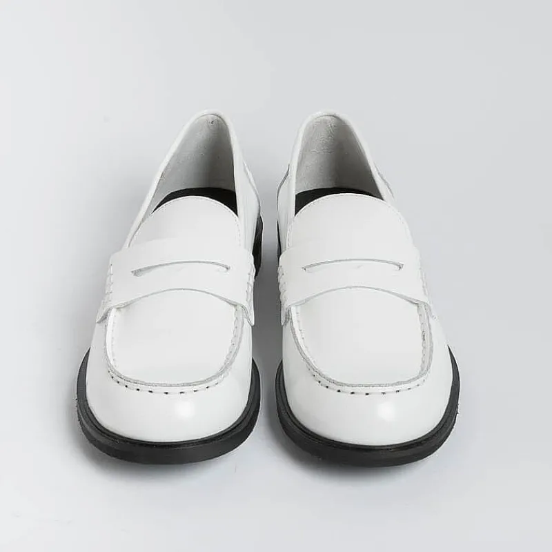 POESIE VENEZIANE - Mocassino - Jpg30New - Abrasivato Bianco<Collezione Scarpe Donna Mocassini