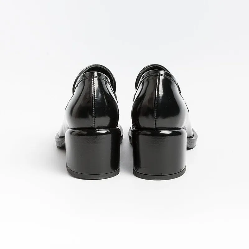 POESIE VENEZIANE - Mocassino Decollete - Sma23 - Abrasivato Nero<Collezione Scarpe Donna Mocassini