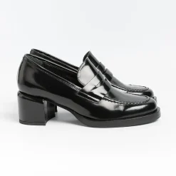 POESIE VENEZIANE - Mocassino Decollete - Sma23 - Abrasivato Nero<Collezione Scarpe Donna Mocassini