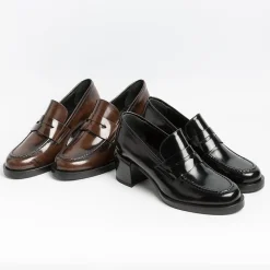 POESIE VENEZIANE - Mocassino Decollete - Sma23 - Abrasivato Nero<Collezione Scarpe Donna Mocassini