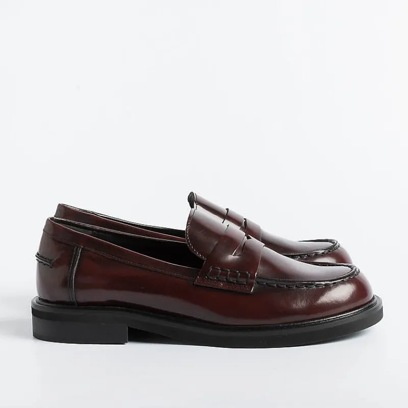POESIE VENEZIANE - Mocassino - Jpg30N - Abrasivato Bordeaux<Collezione Scarpe Donna Mocassini