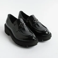 POESIE VENEZIANE - Mocassino -Fsl23 - Abrasivato Nero<Collezione Scarpe Donna Mocassini