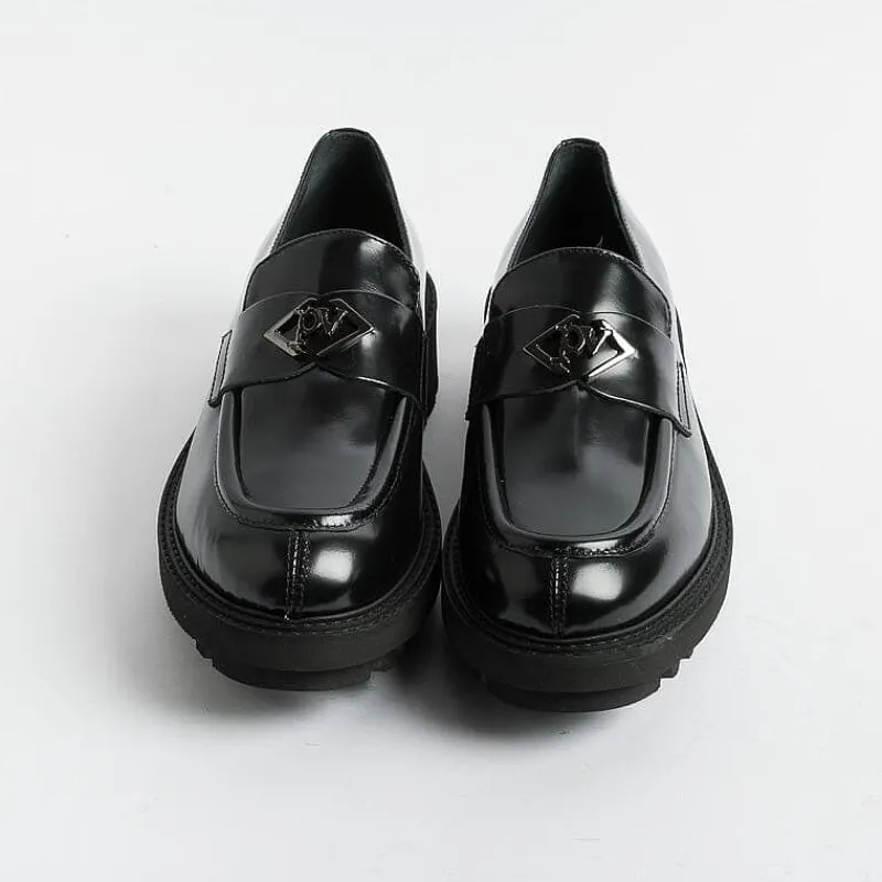 POESIE VENEZIANE - Mocassino -Fsl23 - Abrasivato Nero<Collezione Scarpe Donna Mocassini