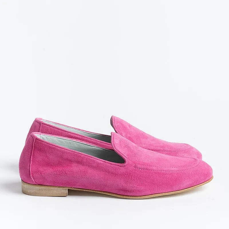 POESIE VENEZIANE - Mocassino - Jja69 - Camoscio Fucsia<Collezione Scarpe Donna Mocassini