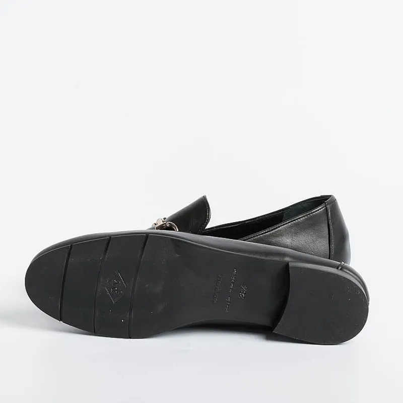 POESIE VENEZIANE - Mocassino - Jja65 - Pelle Nex Nero<Collezione Scarpe Donna Mocassini