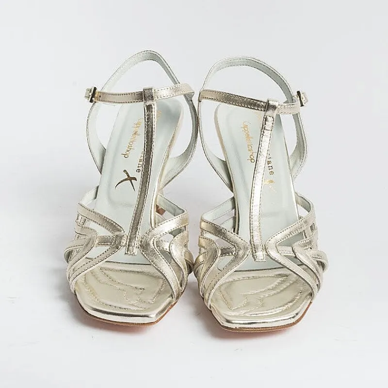 POESIE VENEZIANE - Sandali Con Tacco -B80 - Platino<Collezione Scarpe Donna Sandali Con Tacco