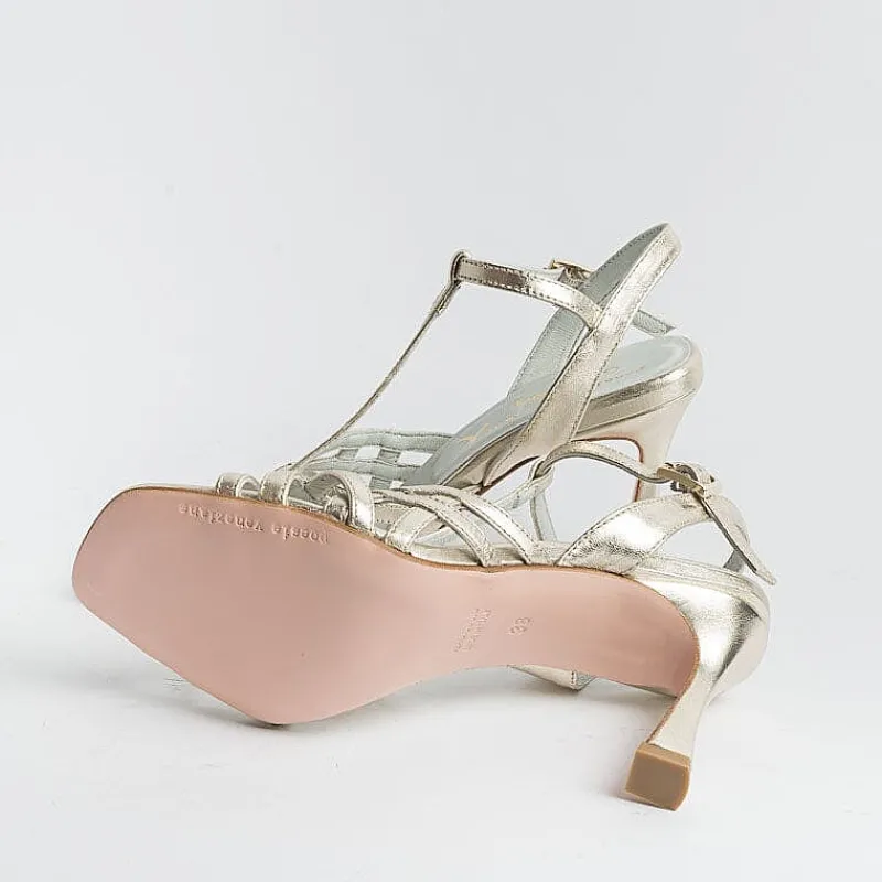 POESIE VENEZIANE - Sandali Con Tacco -B80 - Platino<Collezione Scarpe Donna Sandali Con Tacco
