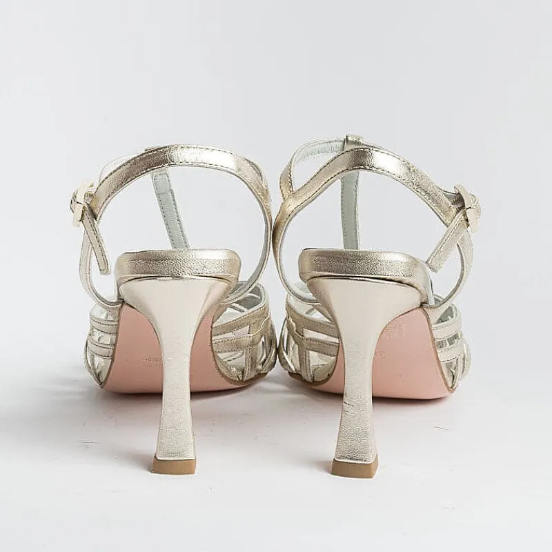 POESIE VENEZIANE - Sandali Con Tacco -B80 - Platino<Collezione Scarpe Donna Sandali Con Tacco