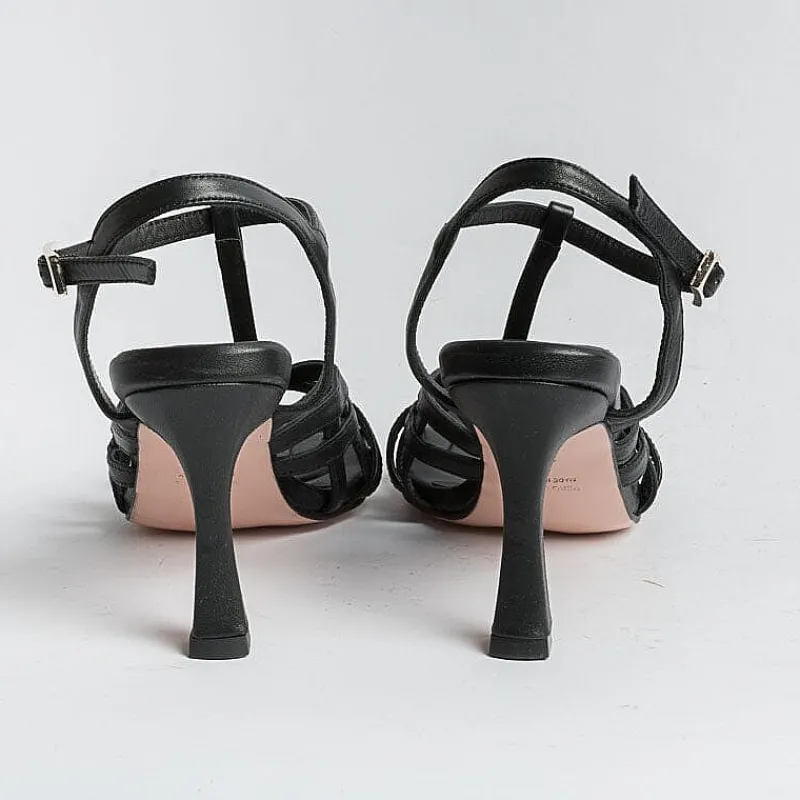 POESIE VENEZIANE - Sandali Con Tacco -B80 - Nero<Collezione Scarpe Donna Sandali Con Tacco