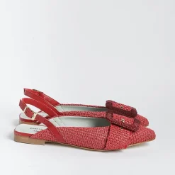 POESIE VENEZIANE - Sling Back - Apataki - Df32 - Rosso<Collezione Scarpe Donna Sling Back