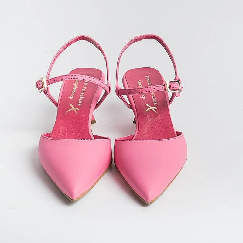 POESIE VENEZIANE - Sling Back - Cherie - Mi51B - Rosa Fucsia<Collezione Scarpe Donna Sling Back