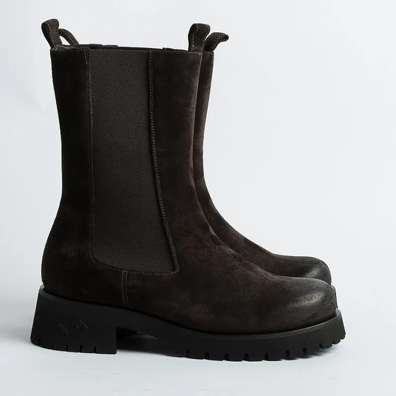 POESIE VENEZIANE - Stivaletto Beatles - Jmc70 - Caffe<Collezione Scarpe Donna Stivaletti