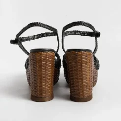 PONS QUINTANA - Sandali Con Tacco- Cannes - 10425 - Nero<Collezione Scarpe Donna Sandali Con Tacco