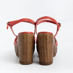 PONS QUINTANA - Sandali Con Tacco - Cannes - 10426 - Rosso<Collezione Scarpe Donna Sandali Con Tacco