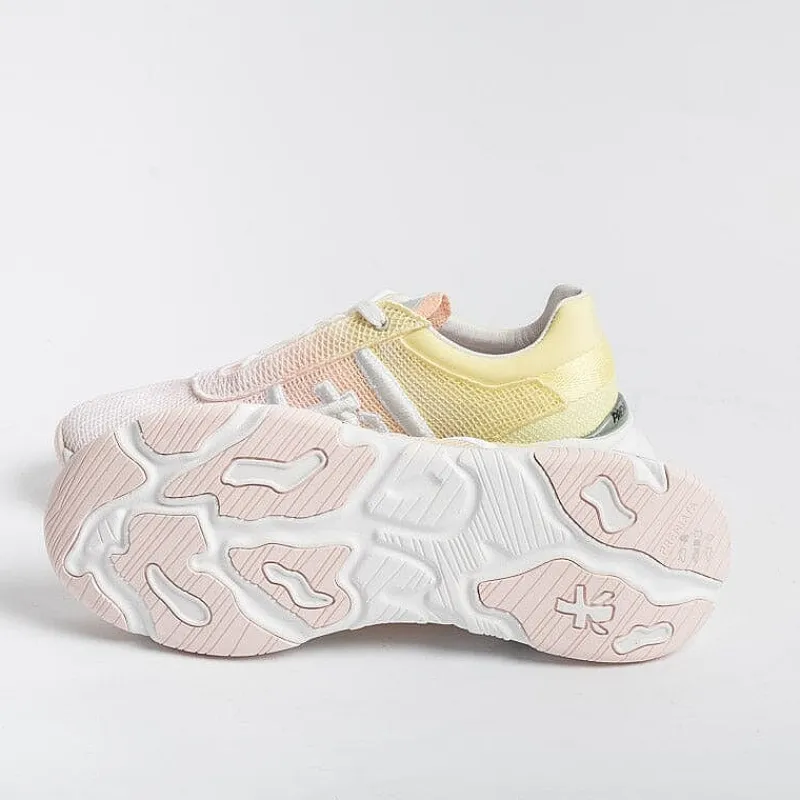 Premiata - Sneakers - Buff 6204 - Giallo Rosa<Collezione Scarpe Donna Sneakers