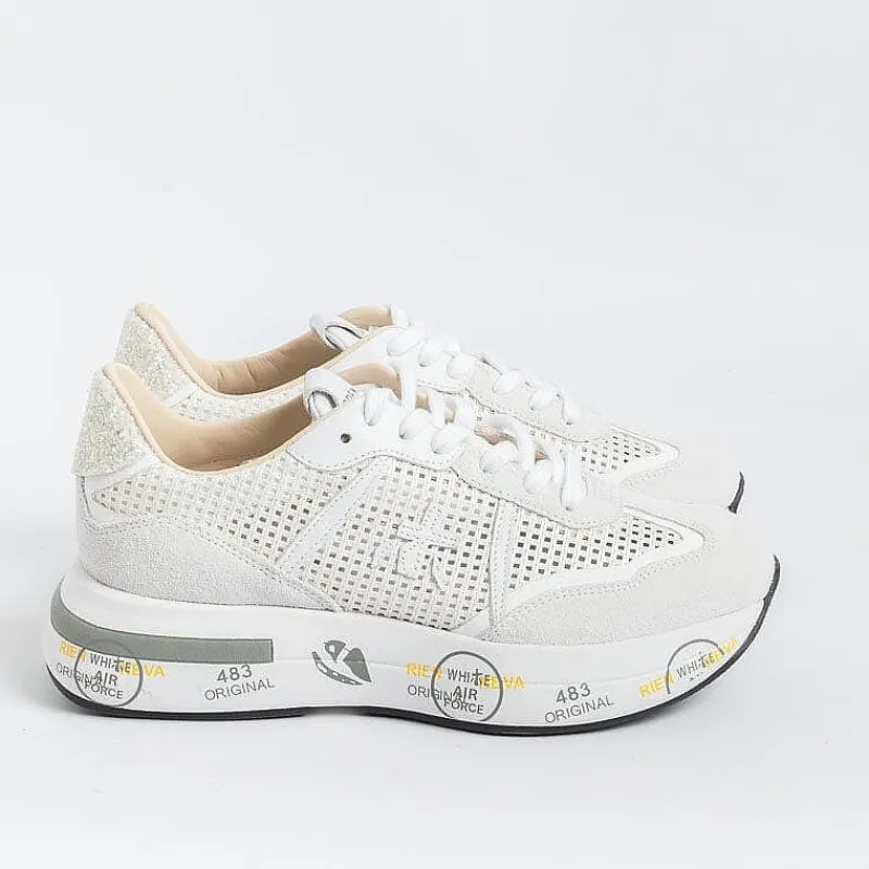 Premiata - Sneakers - Cassie 6341 - Bianco Forato<Collezione Scarpe Donna Sneakers