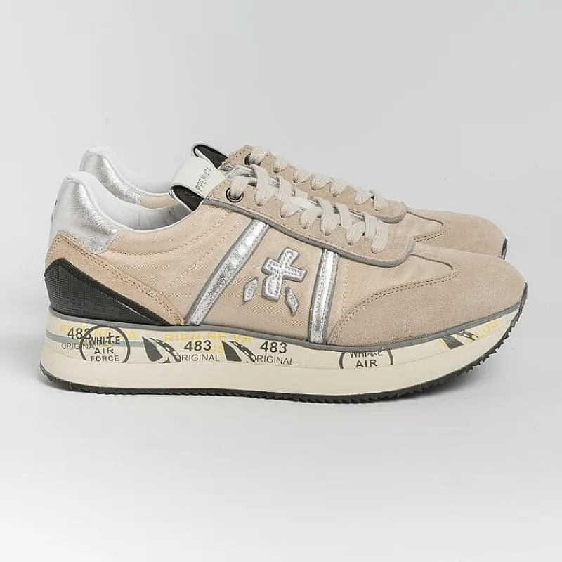 Premiata - Sneakers - Conny 6491 - Beige<Collezione Scarpe Donna Sneakers