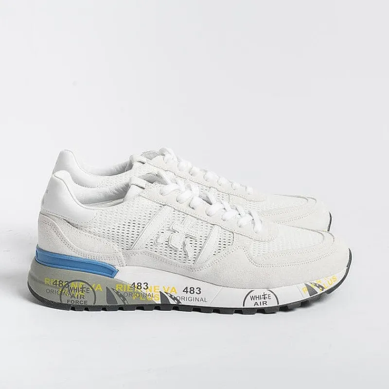 Premiata - Collezione Uomo Premiata - Sneakers - Landek 6213 - Bianco<Collezione Scarpe Uomo Sneakers