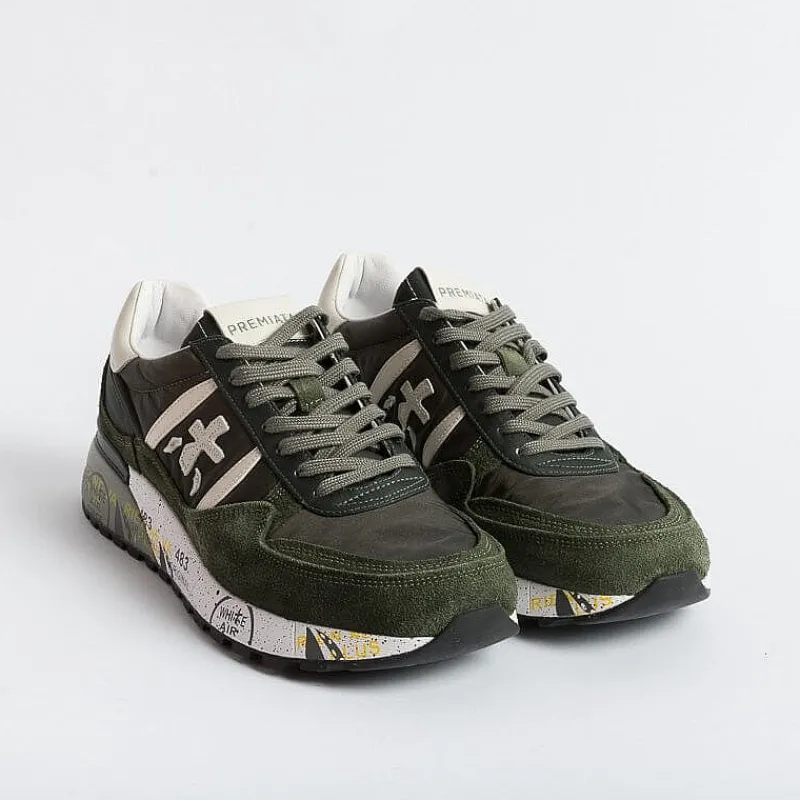 Premiata - Collezione Uomo Premiata - Sneakers - Landek 6403 - Verde<Collezione Scarpe Uomo Sneakers