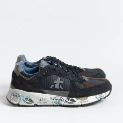 Premiata - Collezione Uomo Premiata - Sneakers - Mase 6423 - Blu Marrone<Collezione Scarpe Uomo Sneakers
