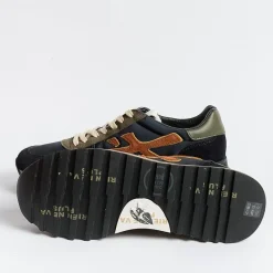 Premiata - Collezione Uomo Premiata - Sneakers - Mick 6419 - Blu Arancione<Collezione Scarpe Uomo Sneakers