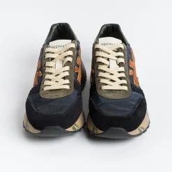 Premiata - Collezione Uomo Premiata - Sneakers - Mick 6419 - Blu Arancione<Collezione Scarpe Uomo Sneakers