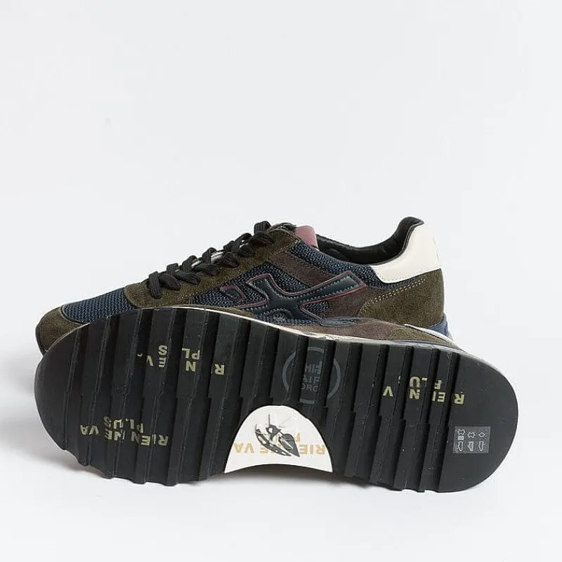 Premiata - Collezione Uomo Premiata - Sneakers - Mick 5893 - Verde Blu<Collezione Scarpe Uomo Sneakers