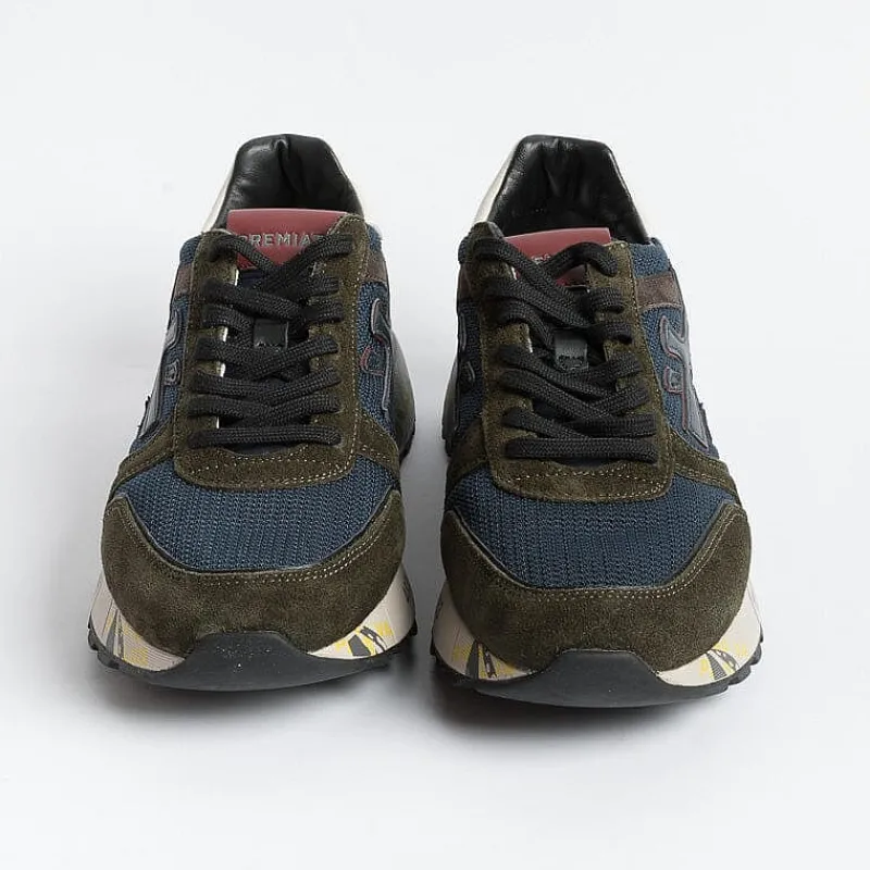 Premiata - Collezione Uomo Premiata - Sneakers - Mick 5893 - Verde Blu<Collezione Scarpe Uomo Sneakers