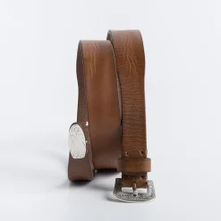 PUNTO VITA - Cintura Pv578 - Cuoio Scuro<Collezione Accessori Uomo Cinture
