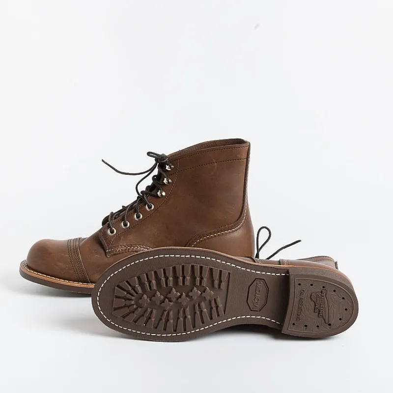 Red Wing Shoes Red Wing - Polacco Iron Ranger 08111 - Amber<Collezione Scarpe Uomo Polacchi