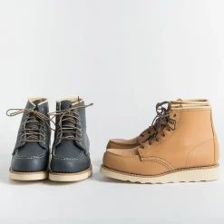 Red Wing - Collezione Donna Red Wing -Stivaletto 3383 Moc Toe - Tan<Collezione Scarpe Donna Stivaletti
