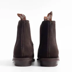R.M. Williams - Collezione Donna R.M. Williams - Stivaletto Adelaide Rubber Sole - Suede Chocolate<Collezione Scarpe Donna Stivaletti