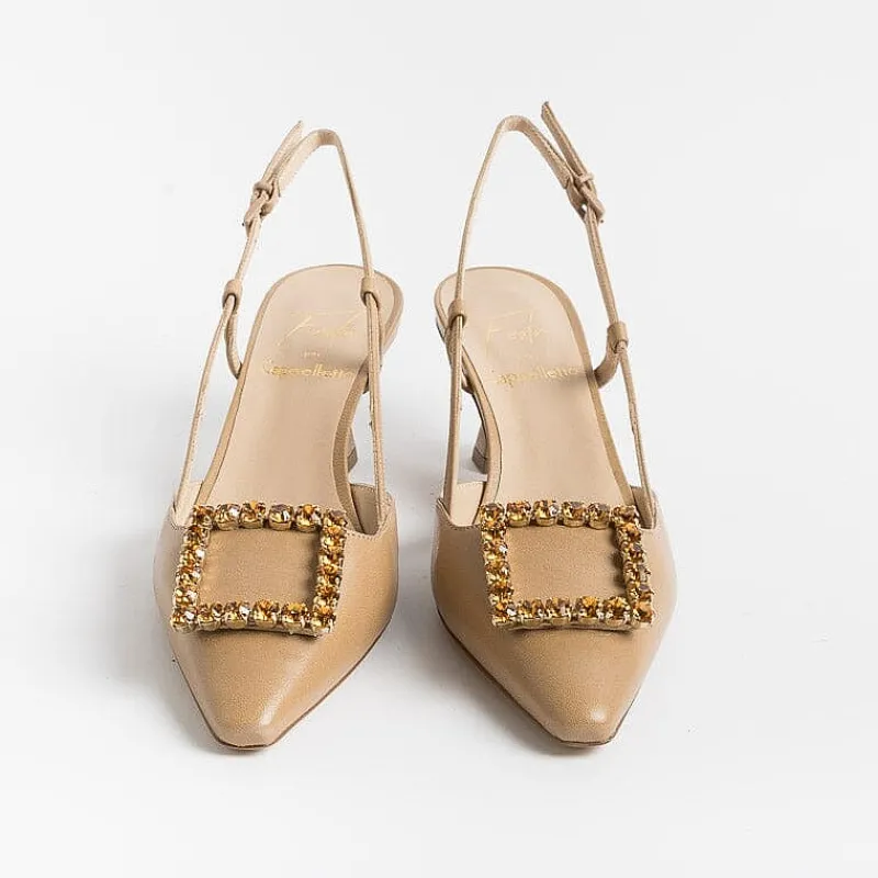 Roberto Festa - Sling Back - Stefi - Nappa Nudo<Collezione Scarpe Donna Sling Back
