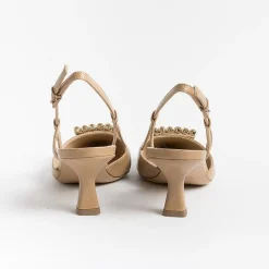 Roberto Festa - Sling Back - Stefi - Nappa Nudo<Collezione Scarpe Donna Cerimonia - Scarpe E Pochette