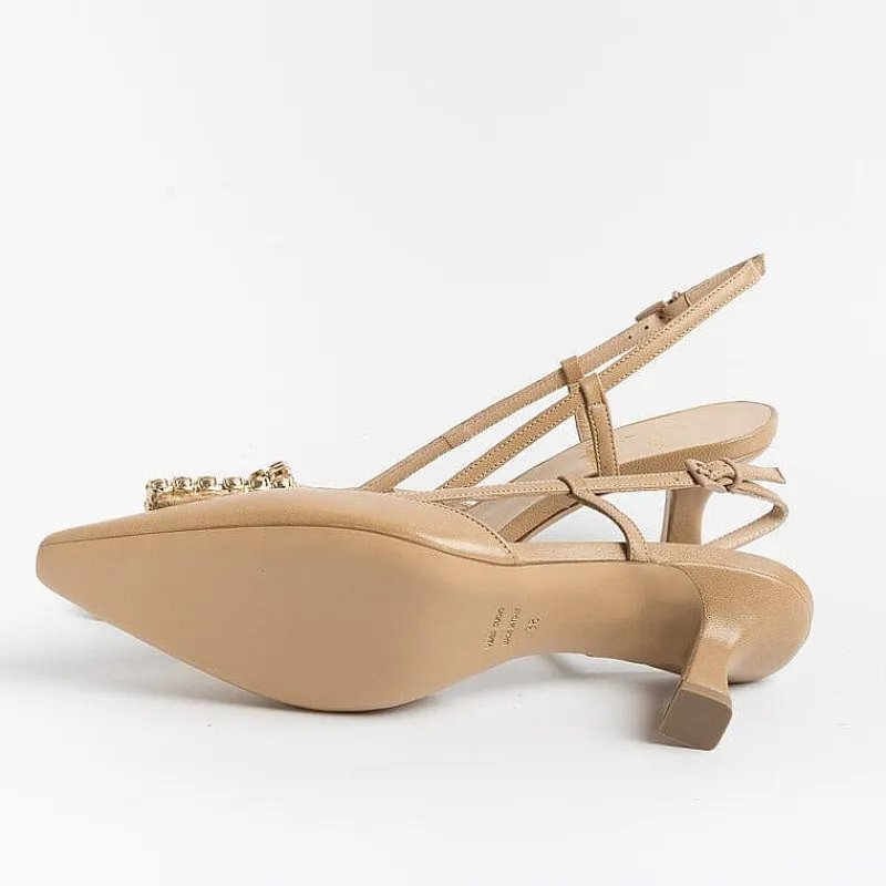 Roberto Festa - Sling Back - Stefi - Nappa Nudo<Collezione Scarpe Donna Cerimonia - Scarpe E Pochette