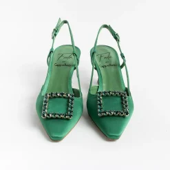 Roberto Festa - Sling Back - Stefi - Seta Edera<Collezione Scarpe Donna Sling Back
