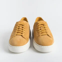 Santoni - Collezione Donna Santoni Cleanicon - 60994 - Sneakers - Giallo Ocra<Collezione Scarpe Donna Sneakers