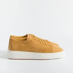 Santoni - Collezione Donna Santoni Cleanicon - 60994 - Sneakers - Giallo Ocra<Collezione Scarpe Donna Sneakers