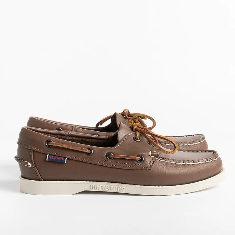 Sebago - Allacciata Docksides Portland W - 70000530 - Brown<Collezione Scarpe Donna Allacciate