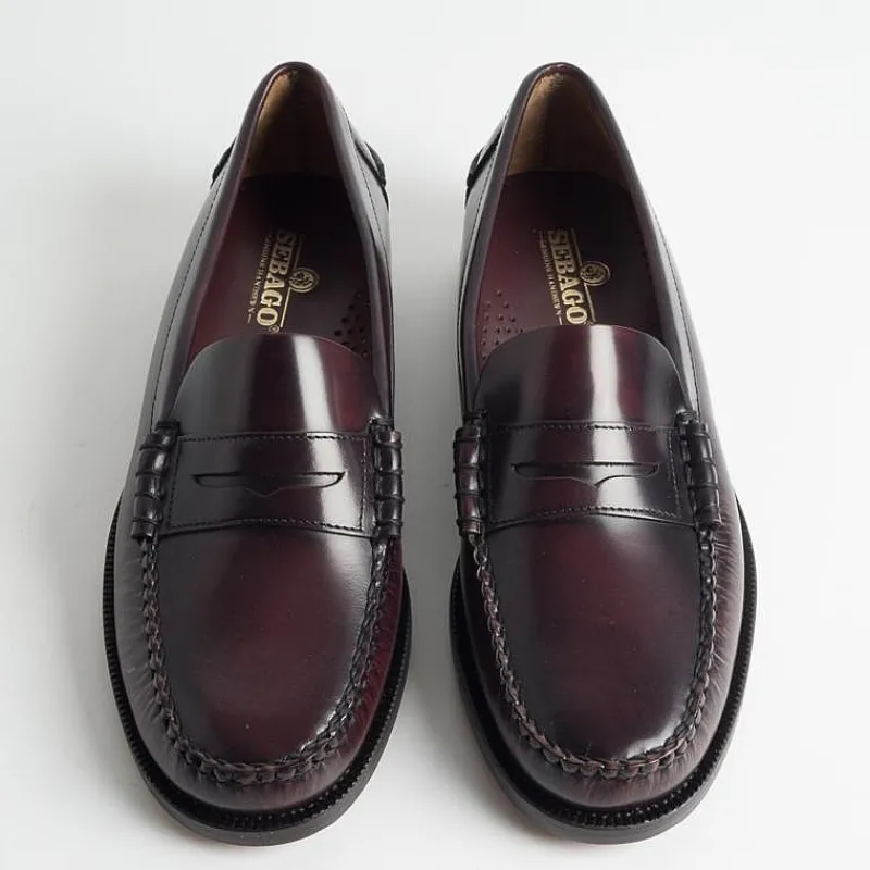 Sebago - Mocassino - Classic Dan - 7000300 - Pelle - Burgundy<Collezione Scarpe Uomo Mocassini