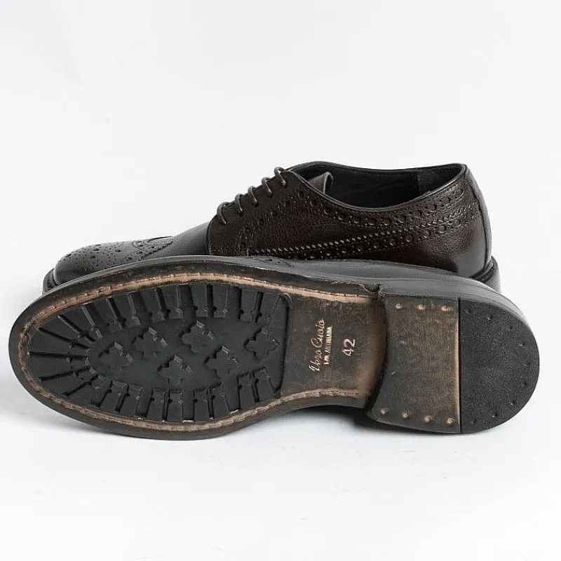 SEBOY'S - Derby - 2795 - Bufalo Testa Di Moro<Collezione Scarpe Uomo Allacciate