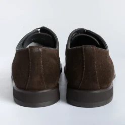 SEBOY'S - Derby - 3325 - Camoscio Testa Di Moro<Collezione Scarpe Uomo Allacciate
