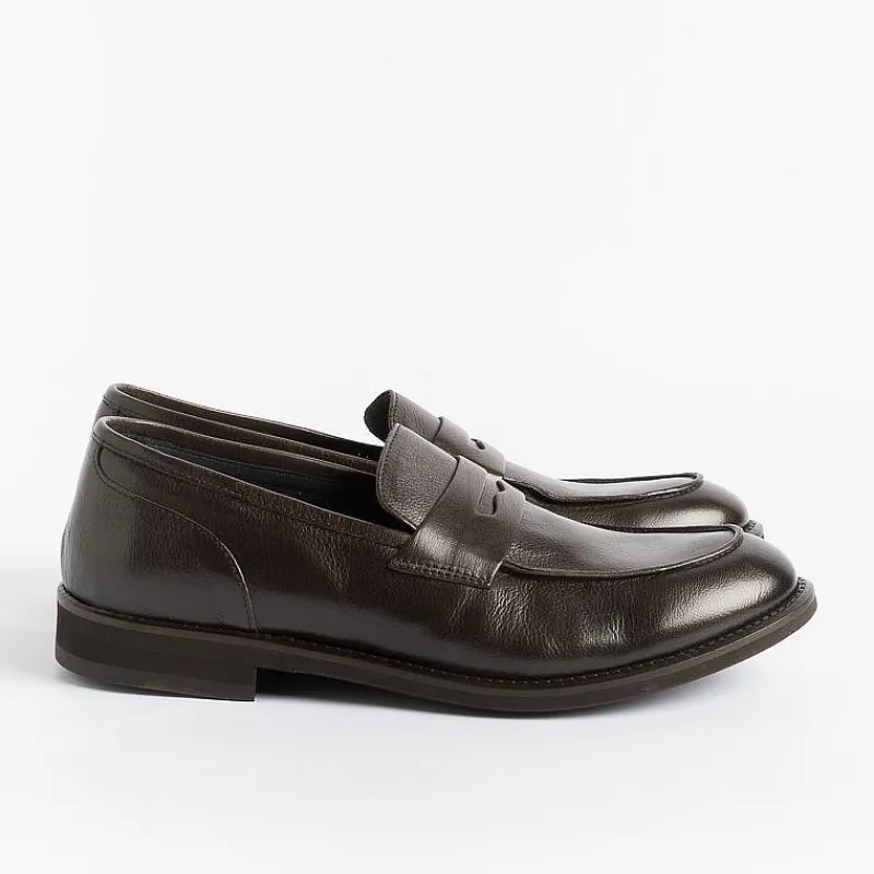 SEBOY'S - Mocassino - 3784 - Bufalo Testa Di Moro<Collezione Scarpe Uomo Mocassini