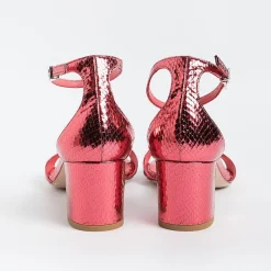 SERGIO LEVANTESI - Sandali Con Tacco - Easy - Aspis Prugna<Collezione Scarpe Donna Cerimonia - Scarpe E Pochette