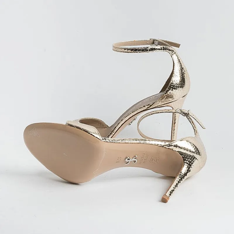 SERGIO LEVANTESI - Sandali Con Tacco - Have - Aspis Platino<Collezione Scarpe Donna Cerimonia - Scarpe E Pochette