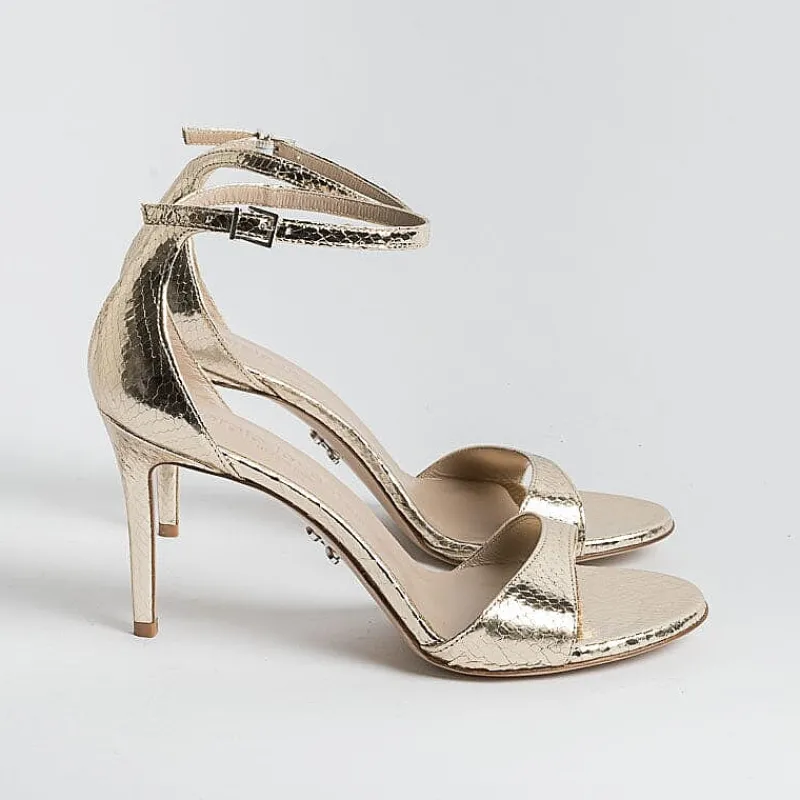 SERGIO LEVANTESI - Sandali Con Tacco - Have - Aspis Platino<Collezione Scarpe Donna Cerimonia - Scarpe E Pochette