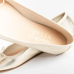 SPELTA MILANO - Ballerina - Nicole - Laminato Platino<Collezione Scarpe Donna Ballerine